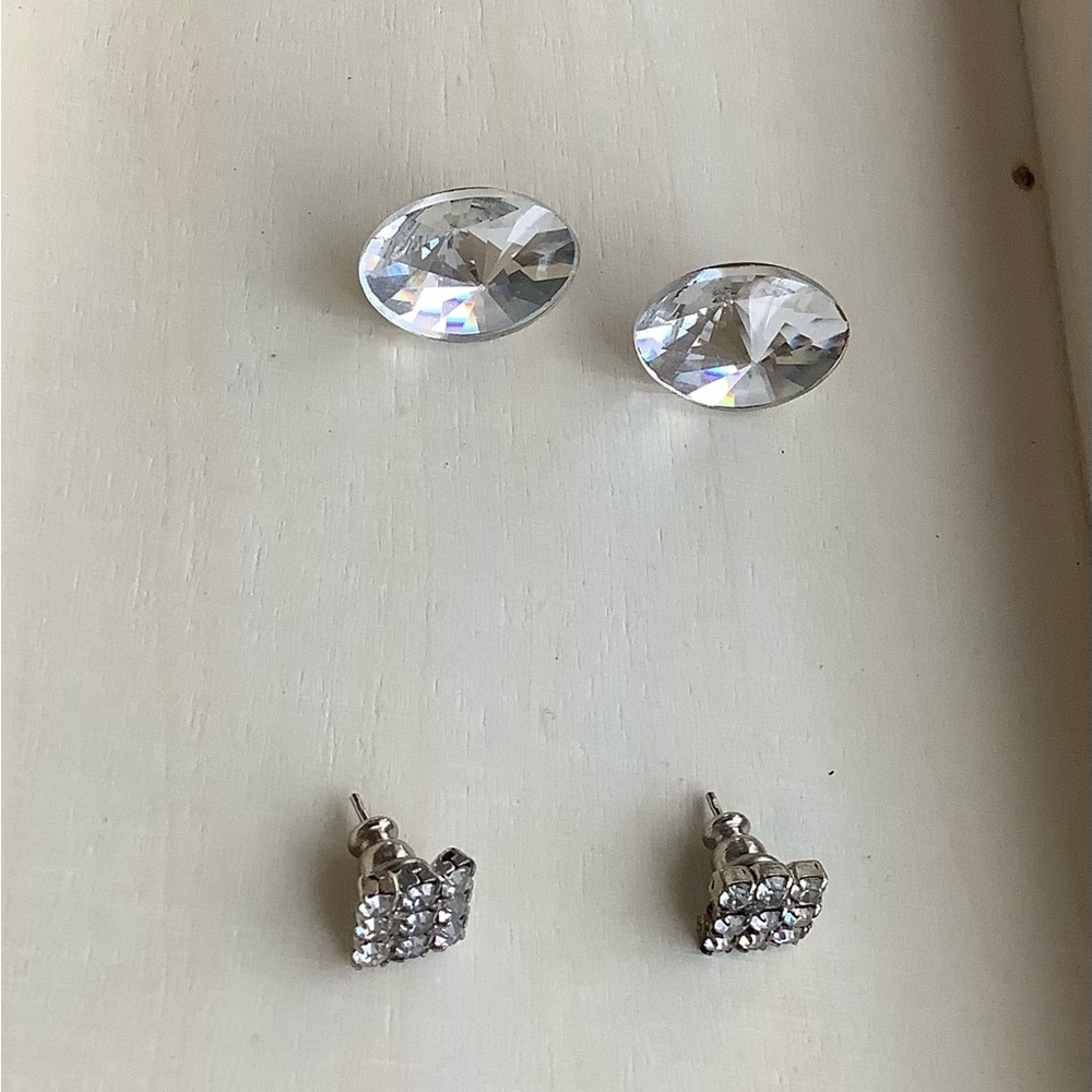 New vintage Austrian Crystal earrings - Picture 12 of 12